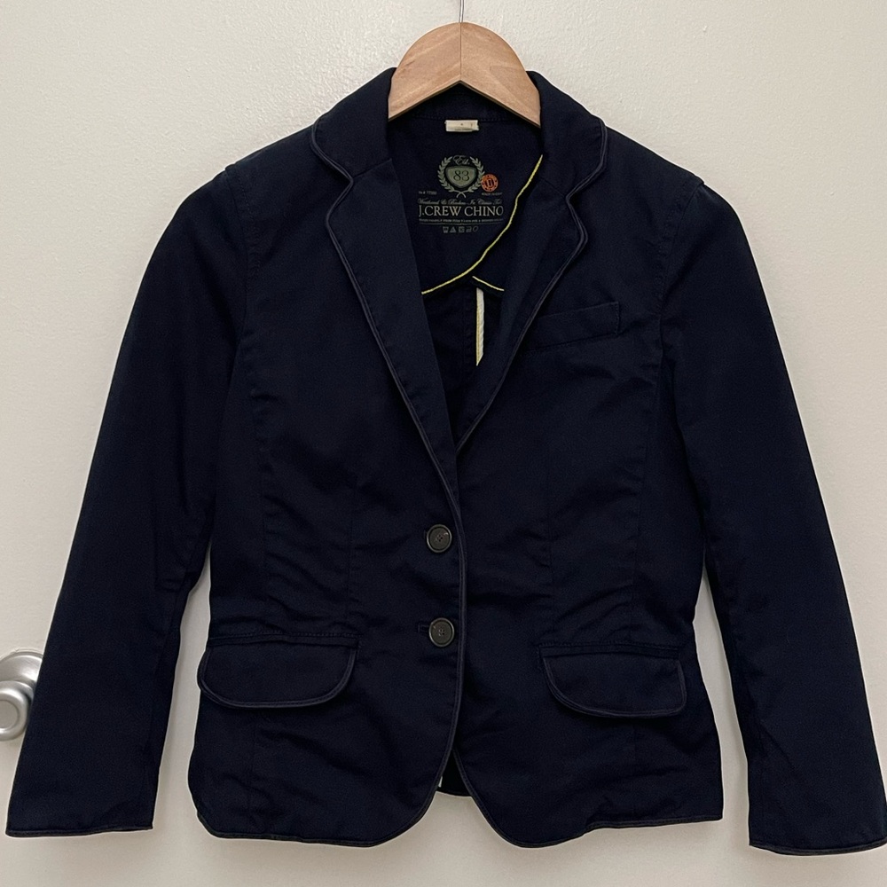 J. Crew Chino Blazer in Blue size Small - Picture 11 of 13